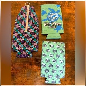 Vibrant Purple and Blue Can Coolers for Refreshing Style